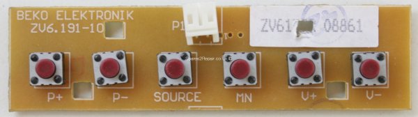 Bush IDLCD26TV07HD - Buttons - ZV6.191-10