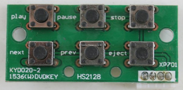 Cello C2751F - Buttons - KYD020-2 - 1536(W)DVDKEY - HS2128