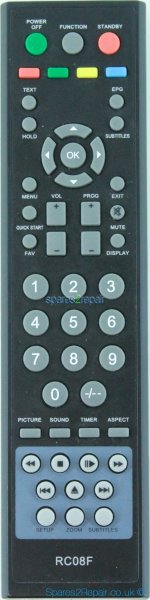 Cello RC08F Remote Control (Original) - Grade B