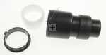 Com Connector - Vacuum Cleaner Hose Connector D35mm Black