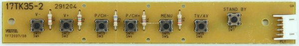 Dual DLCD2602 - Buttons - 17TK35-2 - 291204
