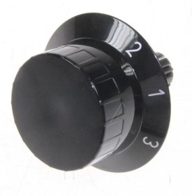 Control Knobs - Knob black silk Screened [Electrolux Aeg]
