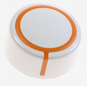 Button - Knob white orange [Electrolux Aeg]