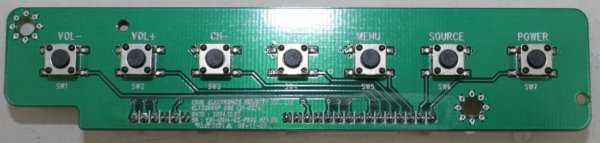 Erae ELT4000AP - Buttons - ELT3200AP OSD - E81-U014-02-PB00 REV 00