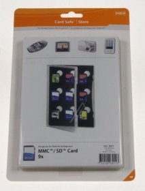 Gepe Memorycard Storage Box - Card Safe Store For Sd