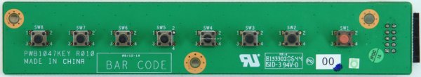 Goodmans GTVL32W25HD - Buttons - PWB1047KEY R010