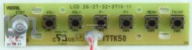 Goodmans GTVL32W26HDF - Buttons - 17TK50 - LCD 26-27-32-3710-11 Goodmans GTVL32W26HDF - Buttons - 17TK50 - LCD 26-27-32-3710-11