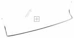 Refrigerator - Freezer Door Shelf - Door Tray Rail H 54 L394 Cr [Gorenje]