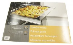 Telescopic Slideout Oven Grills - Frying Pan Guide - Three Levels Partial [Gorenje]