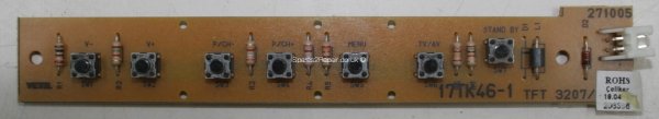 Hitachi 26LD6600B - Buttons - 17TK46-1 TFT 271005