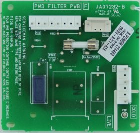 Hitachi 32LD9700U - Power Filter Board - JA07232-B - PW3 FILTER PWB F