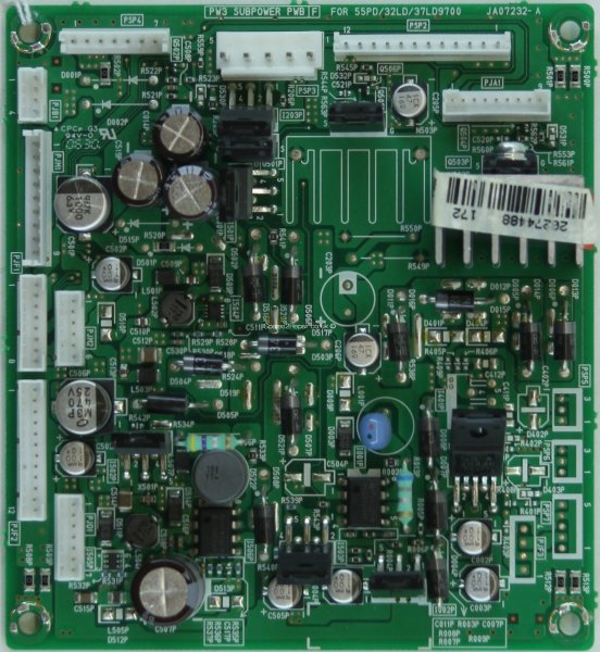 Hitachi 32LD9700U - Sub PSU Filter - JA07232-A - PW3 SUBPOWER PWB F - 20274488