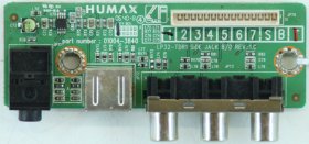 Humax LU32-TDR1 - Side AV - 01004-3840 - 220-2190 - LP32-TDR1 SIDE JACK B/D REV.:1.C