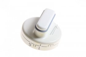 Button - C00487445 Knob Switch Timer Knob Wh [Whirlpool Indesit]