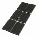 Carbon Filter - C00094511 Kohlefilter Rechteckig 6 Teile [Whirlpool Indesit]