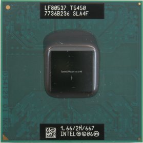 Intel Core 2 Duo Mobile T5450 1.6Ghz 667Mhz 2MB Socket P CPU SLA4F