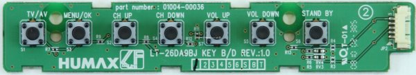 JVC LT-26DA9BJ - Buttons - 01004-00036 - REV:1.0