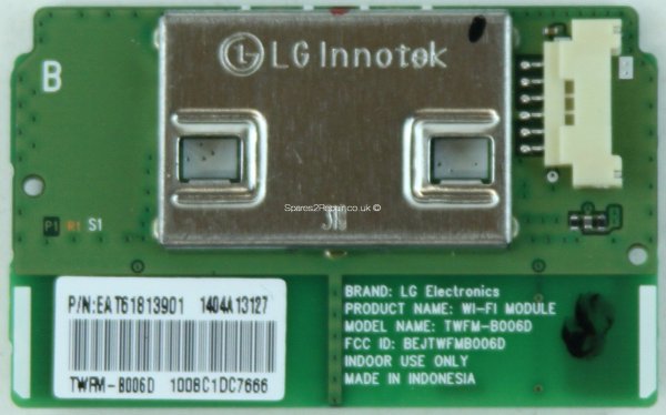 LG 42LN578V - Wifi Module - EAT61813901 - TWFM-B006D - BEJTWFMB006D