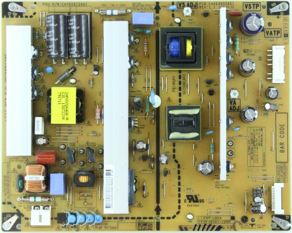 LG 42PN450B - PSU - 3PCR00220A - EAX64932801 - REV:1.1 - EAY62812401 - PSPF-L201A