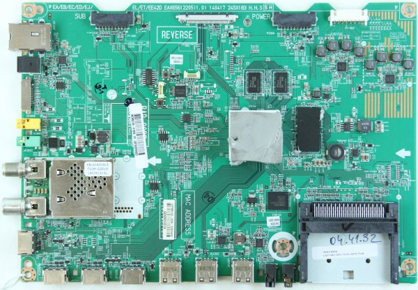 LG 55EC930V - Main AV - EBT63359602 - EAX65612205(1.0) - EL/ET/EE42D