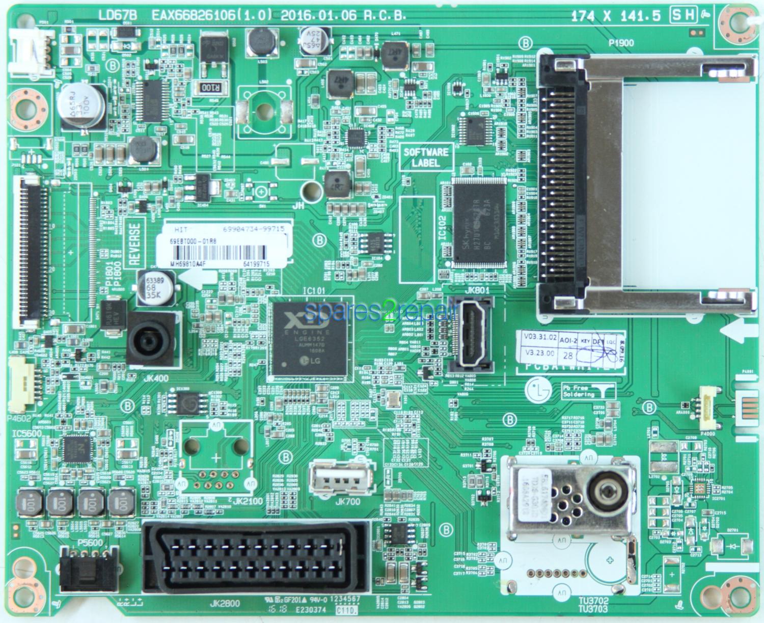 LG 32LH510B - Main AV - EBT64199715 - EAX66826106(1.0) - LD67B