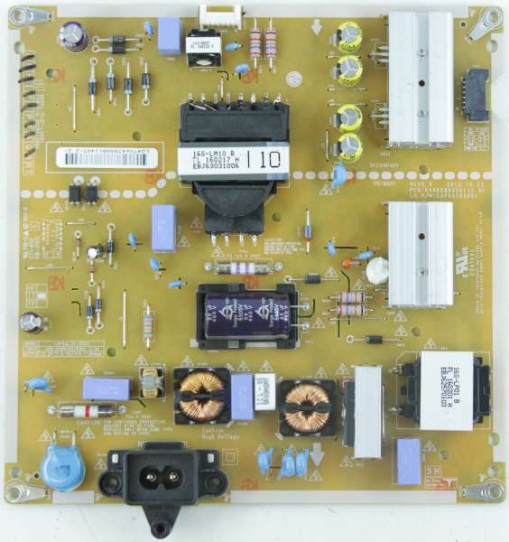 LG 43UH620V - Power Supply - EAY64388801 - EAX66883501 (1.5) - REV2.0 - 3PCR01389A - LGP43LIU-16CH1