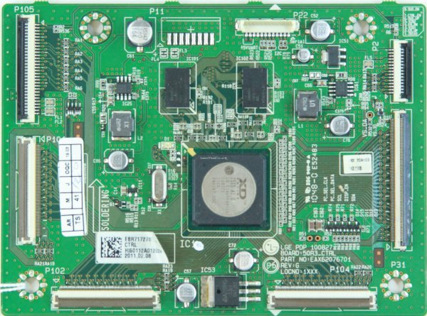 LG 50PZ550 - Logic CTRL BD - EAX62076701 - REV:G - EBR71727802 - PDP 100827 - 50R3_CTRL