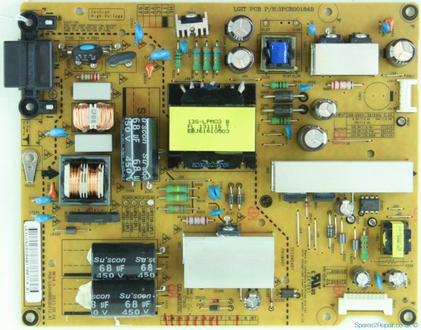 LG 39LN540V - Power Supply - EAY62810401 - EAX64905301 (2.4) - REV4.0 - 3PCR00184B - LGP3739-13PL1 - PLDD-L204A