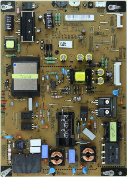 LG 42LM670T - PSU - EAX64744201(1.3) - REV1.0 - EAY62608902 - 3PAGC20035A-R - LGP4247L-12LPB-3P