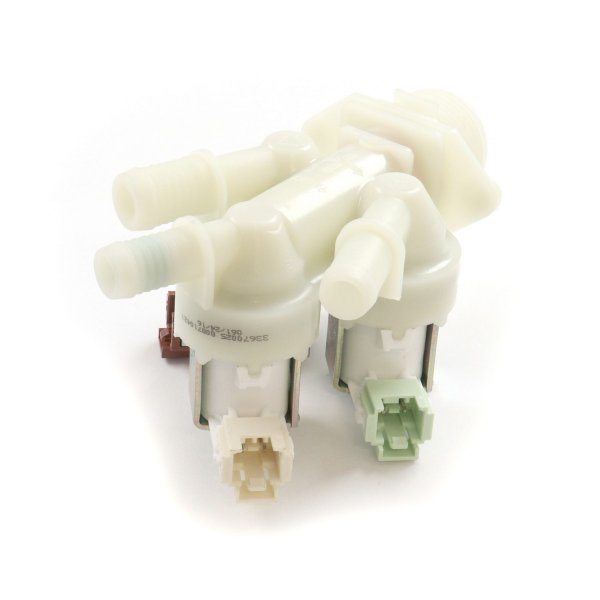 Compatible for AEG, Electrolux, John Lewis, Zanussi Multi-Model Fitting Washing Machine 3-Way Triple Cold Fill Water Solenoid Inlet Valve