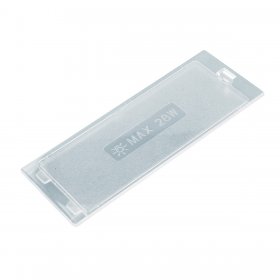 Universal Cooker Hood Bulb Light Diffuser Cover Panel (145mm x 50mm)