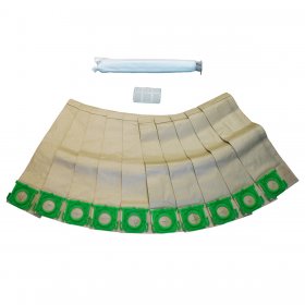 Compatible VB475K for Sebo X, C; Jeyes Sensor; Taski Stealth 1, Ensign SM1/2 Series Paper Bags & Filters Service Box Kit (Pack of 10+2)