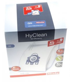 Miele Vacuum Cleaner Bags - Hyclean 3d Gn Xl-pack Gn Hyclean 3d