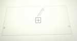 Miele Glass Panel - Glass Shelf 516x285mm