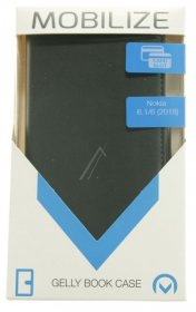 Mobilize Leather Bag Gsm - Mobilize Classic Gelly Wallet Book Case Adaptable For Nokia 6 (2018) Black