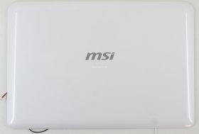 MSI U130 - Lid Cover (Grade B) & Webcam/Mic & Wifi Aerial