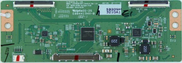 Panasonic TX-L32E6B - T-Con - 6871L-3210A - 6870C-0438A - LC470EUN-SFF1_Control_Ver1.0
