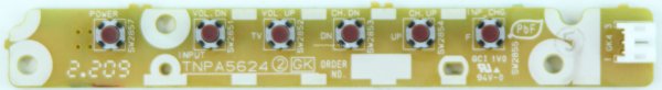 Panasonic TX-L42ET5B - Buttons - TNPA5624 2GK (Without Plastics)