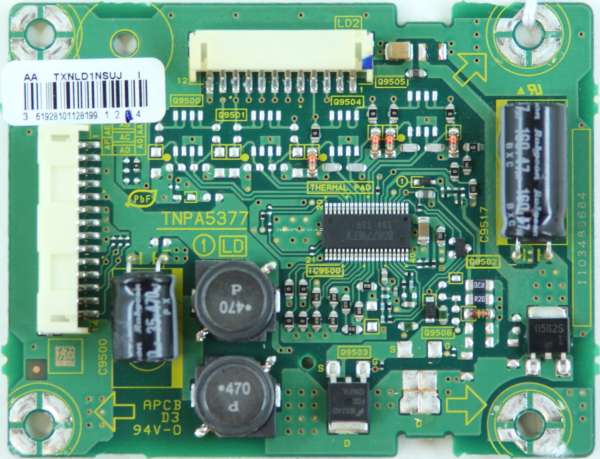 Panasonic TX-L32X3B - LED Driver Board - TXNLD1NSUJ AA - TNPA5377 1LD