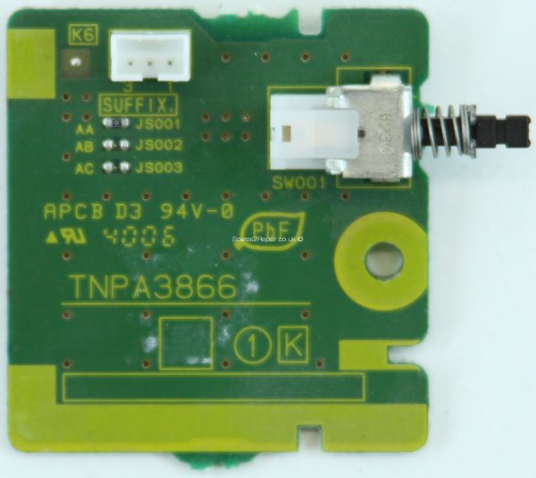 Panasonic TX-32LXD500 - Power Switch - TNPA3866
