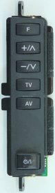 Panasonic TX-L26X10B - Side AV buttons - K0RB00600006 - 91110BH - 0981643