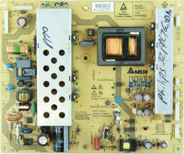 Philips 32PFL7603D/10 - Power Supply - 3139 128 79461 - Rev:S7 F - DPS-182CP