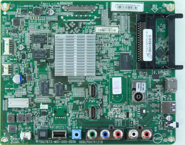 Philips 43PUT4900/12 - Main AV - 715G7673-M01-000-005K - 006LP0479121B - 705TQFPL219