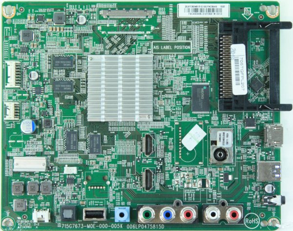 Philips 49PUT4900/12 - Main AV - 715G7673-M0E-000-005K - 006LP0475815D - 705TQFPL207