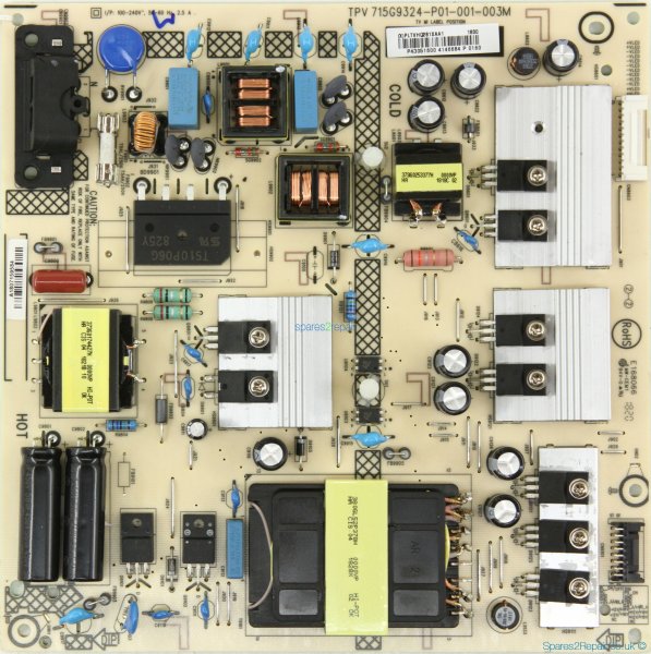 Philips 43PUS6503/12 - PSU - 715G9324-P01-001-003M - PLTVHQ281XAA1