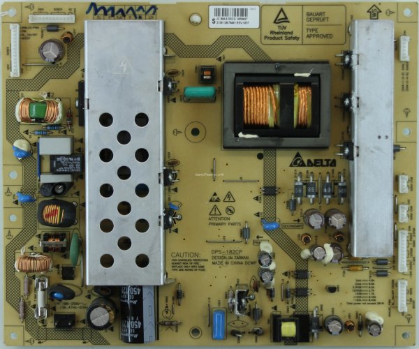 Philips 32PFL7603H/10 - PSU - 3139 128 79461 - Rev:S8 F - DPS-182CP