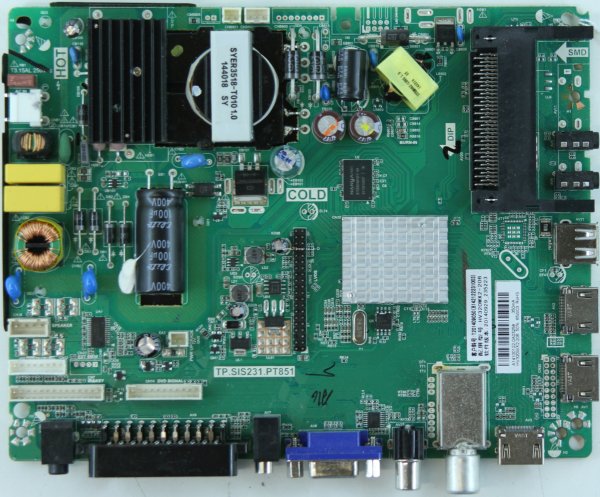 Proscan PLDEDV3292 - Main Board - TP.SIS231.PT851 - T201409050 - A14100122 - HV320WX2-206