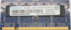 Ramaxel 512Mb PC2-5300S DDR2-667 Laptop Memory