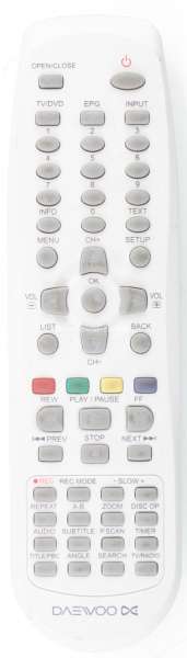 Daewoo VR-FA2 97P04858 Remote Control (Original)