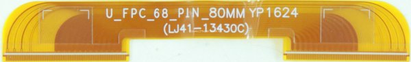 Samsung UE49K6300AK - LED Backlight Cable - LJ41-13430C - U_FPC_68_PIN_80MM - YP1624